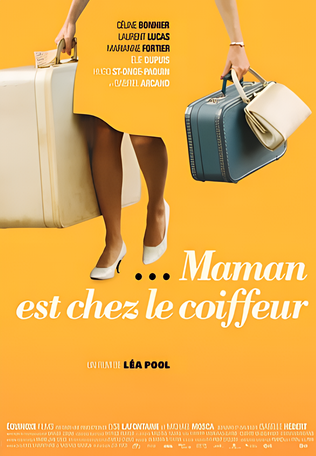 妈妈去做头发了